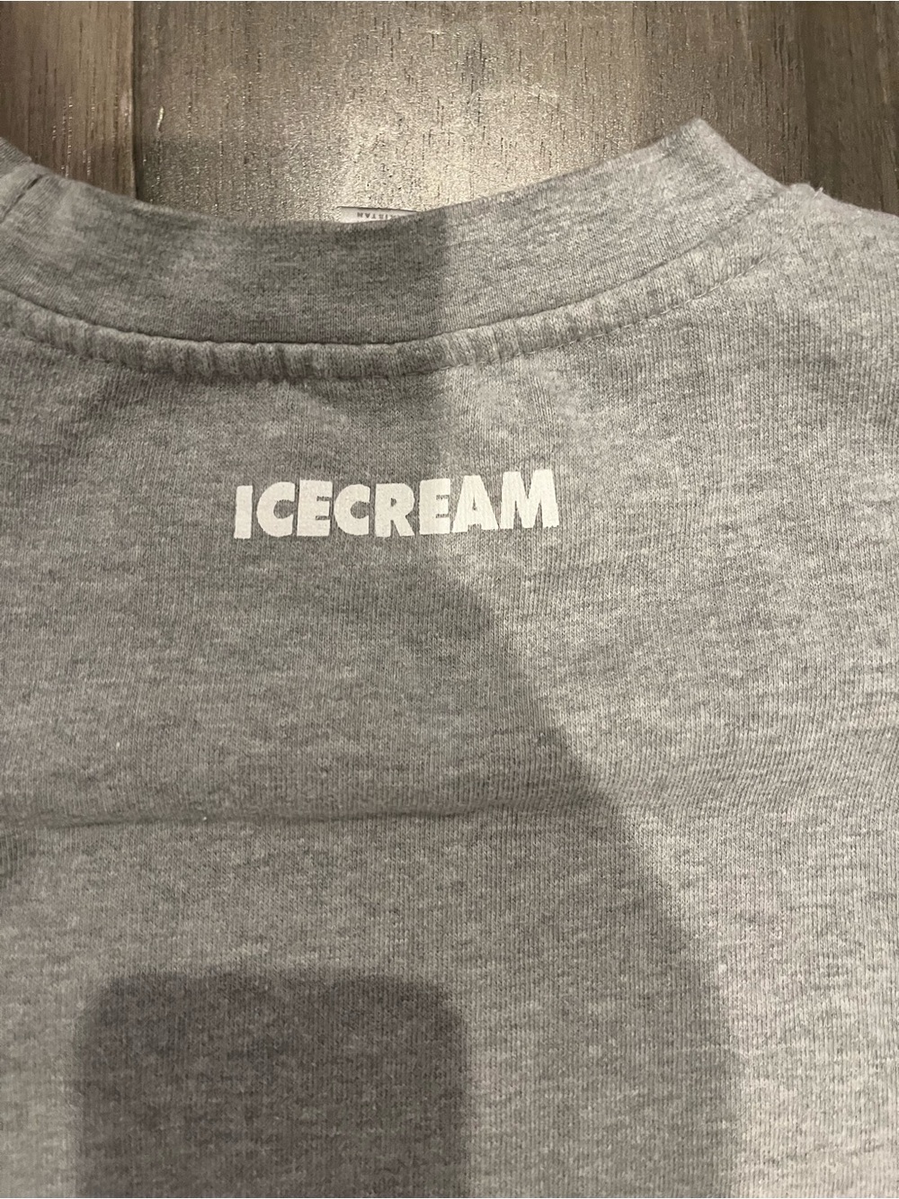 Billionaire Boys Club Grey Crewneck with Orange Tiger Ice Cream Graphic - Picture 6 of 6